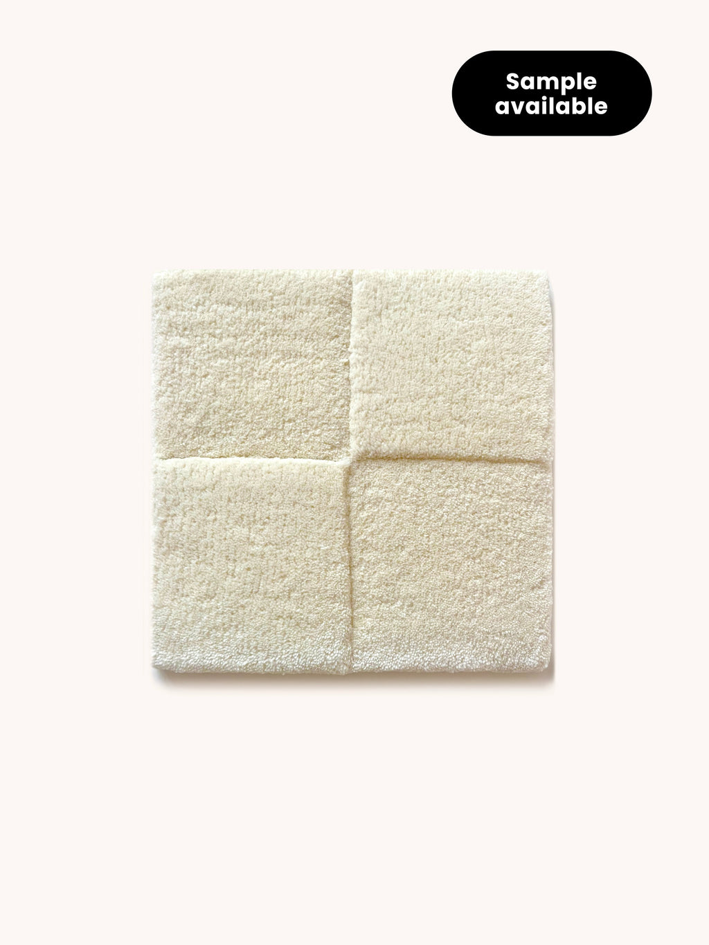 Maison Deux Rug CHECKERBOARD Off White 3.9 x 5.9ft | Playroom Avenue