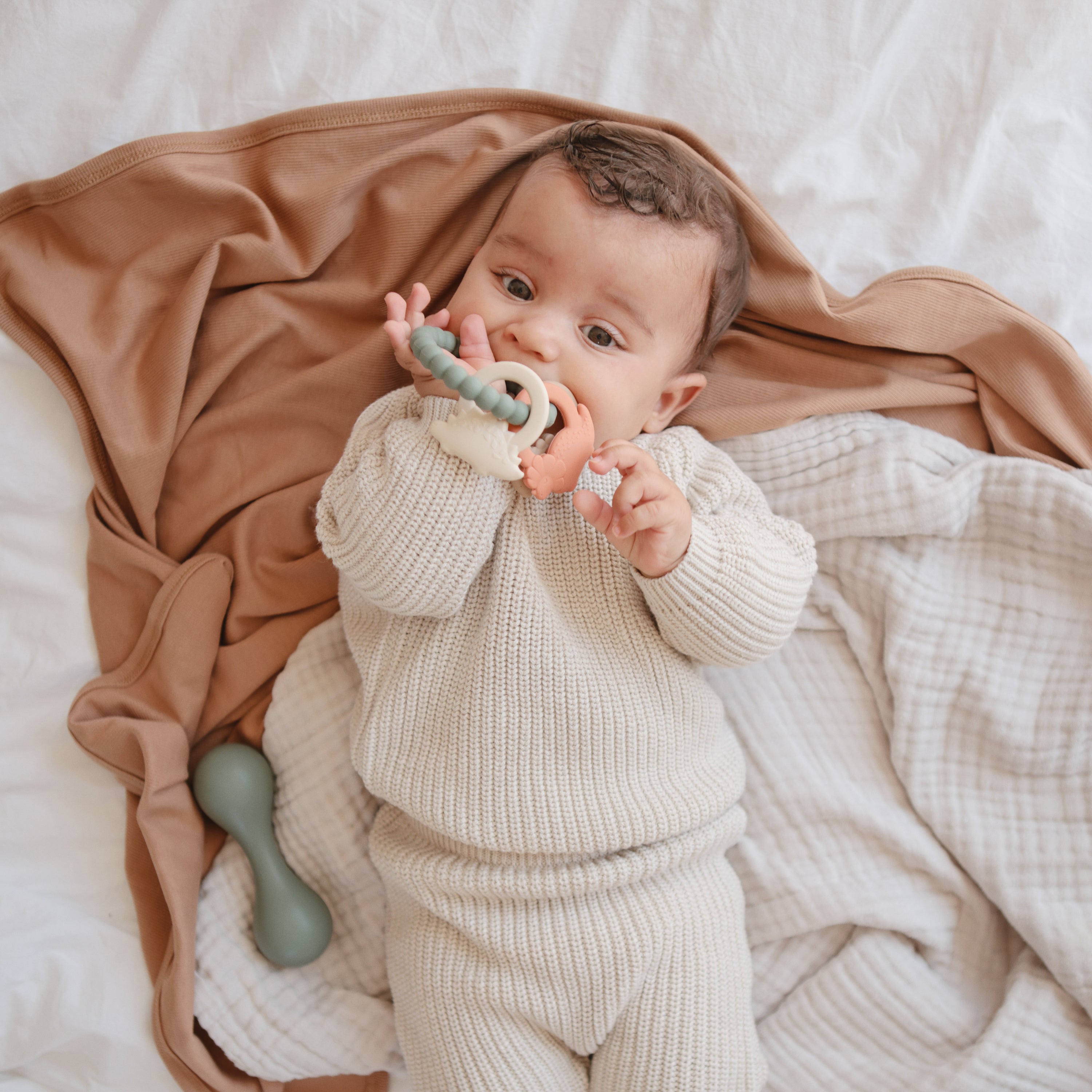 Mushie Teething Ring | Playroom Avenue