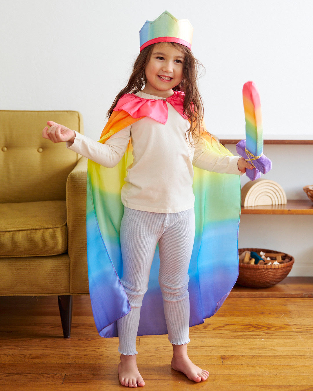 Sarah's Silks Rainbow Cape | Playroom Avenue
