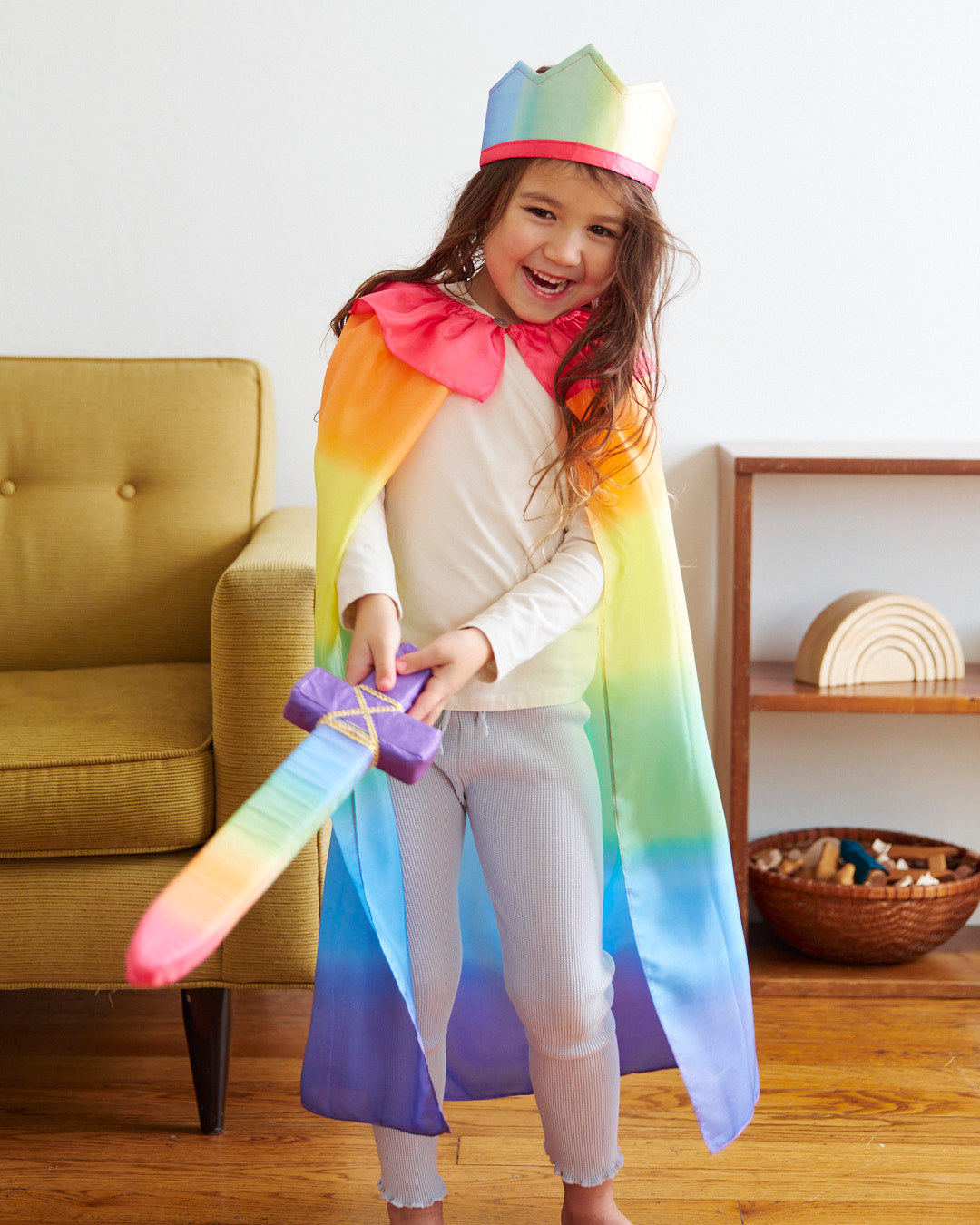 Sarah's Silks Rainbow Cape | Playroom Avenue