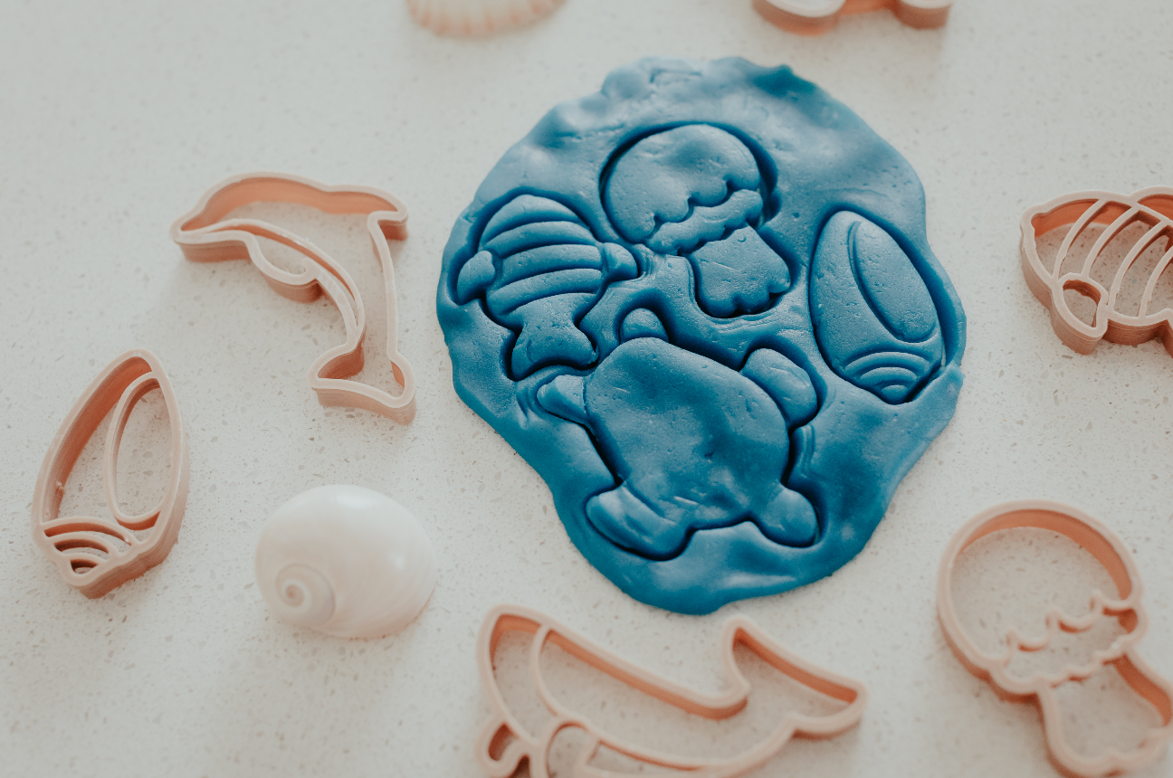 Under The Sea Mini Dough Cutter Set (6 pieces) | Playroom Avenue