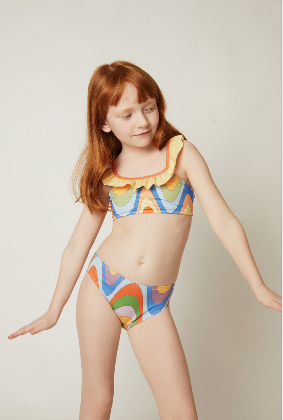 Mon Coeur Groovy Ruffle Bikini | Playroom Avenue