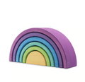 Ocamora 6 Piece Wooden Rainbow Stacker (PURPLE) | Playroom Avenue