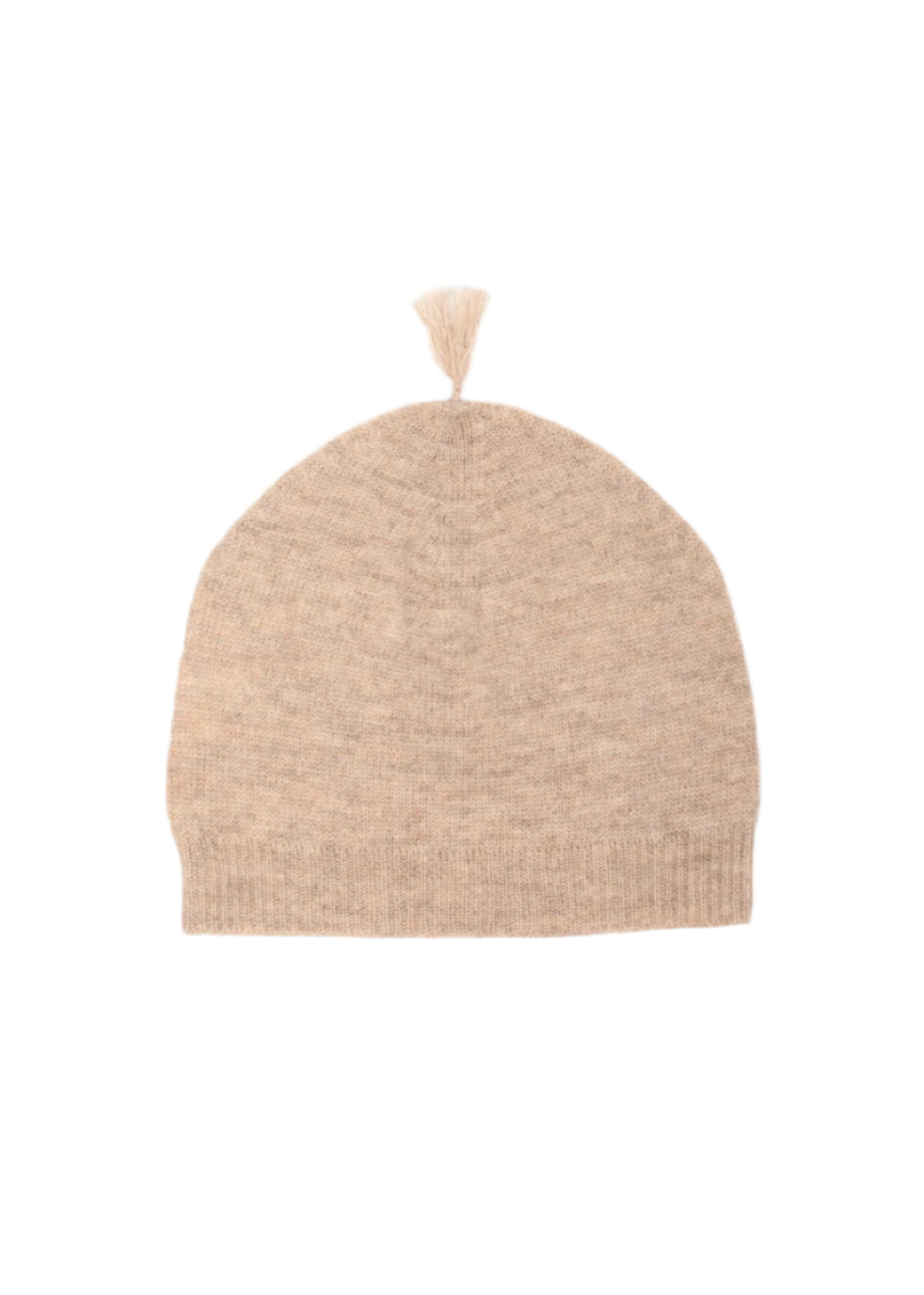 La Petit Lapin Cashmere & Merino Wool Beanie | Beige | Playroom Avenue