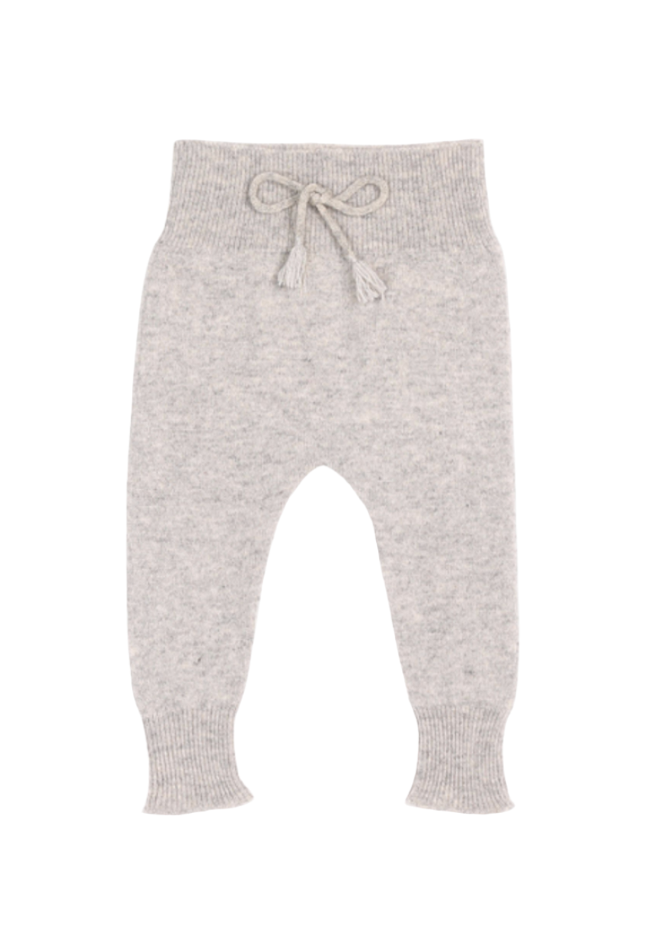 La Petit Lapin Cashmere Footless Leggings | Grey Dawn | Playroom Avenue