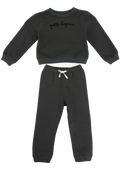 La Petit Lapin Finley | Cotton Fleece Sweatsuit Set | Petit Lapin | Midnight | Playroom Avenue