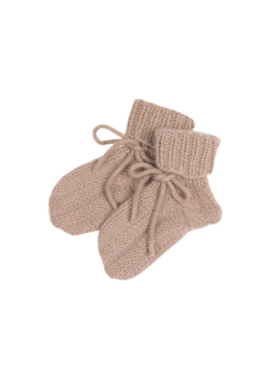 La Petit Lapin Cashmere Booties | Hazelnut | Playroom Avenue