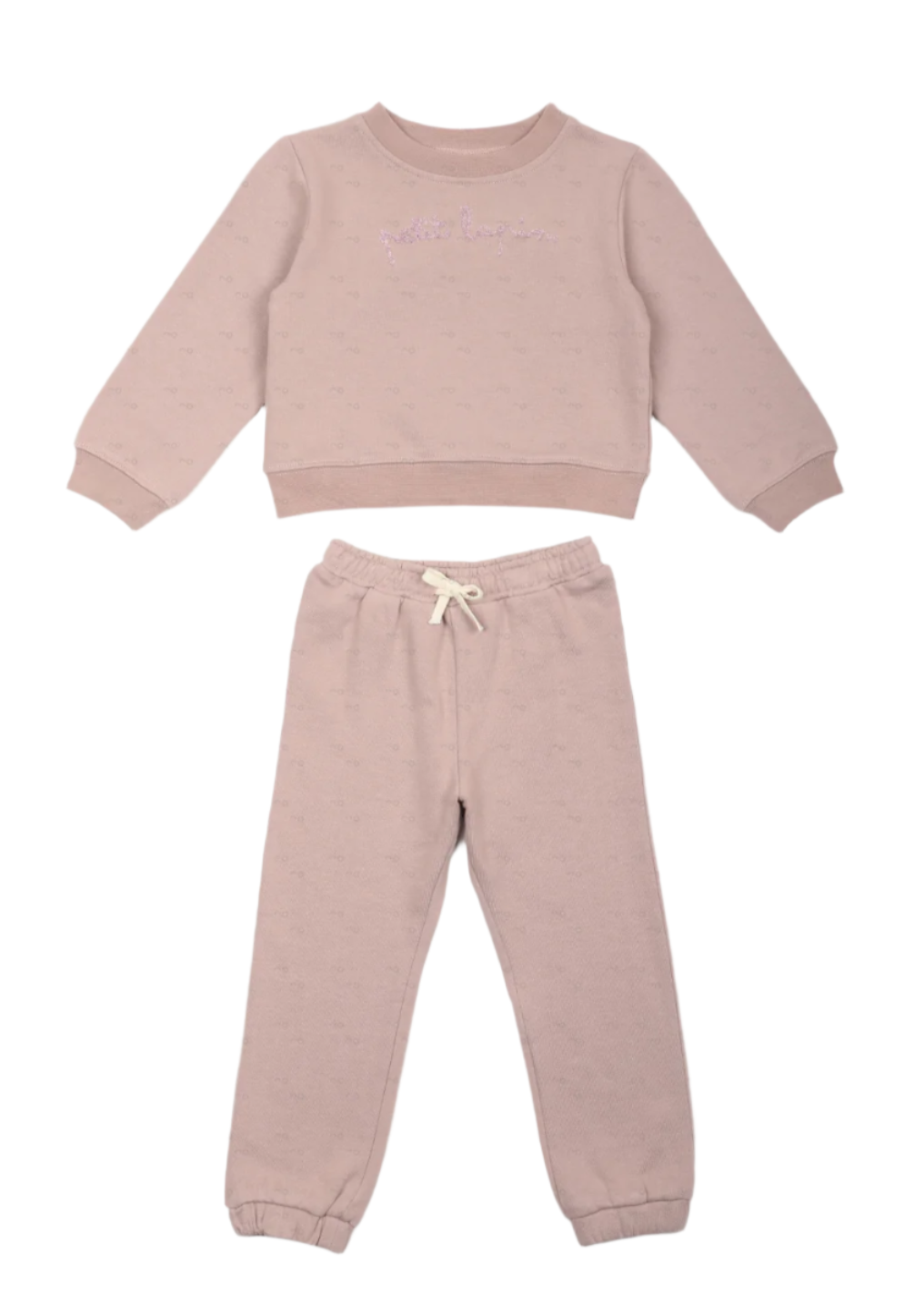 La Petit Lapin Finley | Cotton Fleece Sweatsuit Set | Petit Lapin | Bark | Playroom Avenue