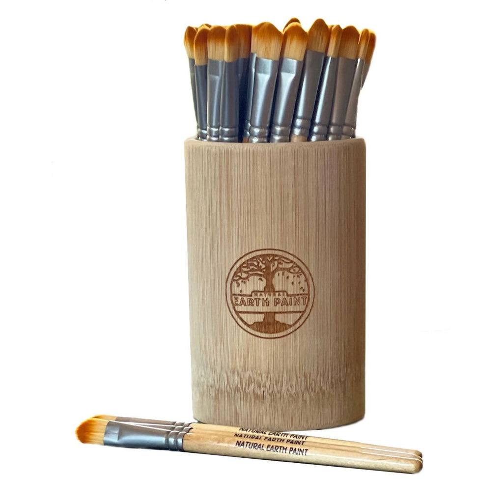 Natural Earth Paint Bamboo Paint Brush | Playroom Avenue