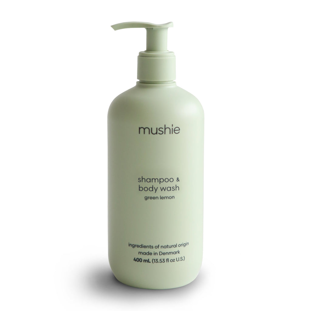 Mushie Baby Shampoo & Body Wash Green Lemon | Playroom Avenue