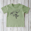 Uni-T Shark T-Shirt for Kids Sage | Playroom Avenue