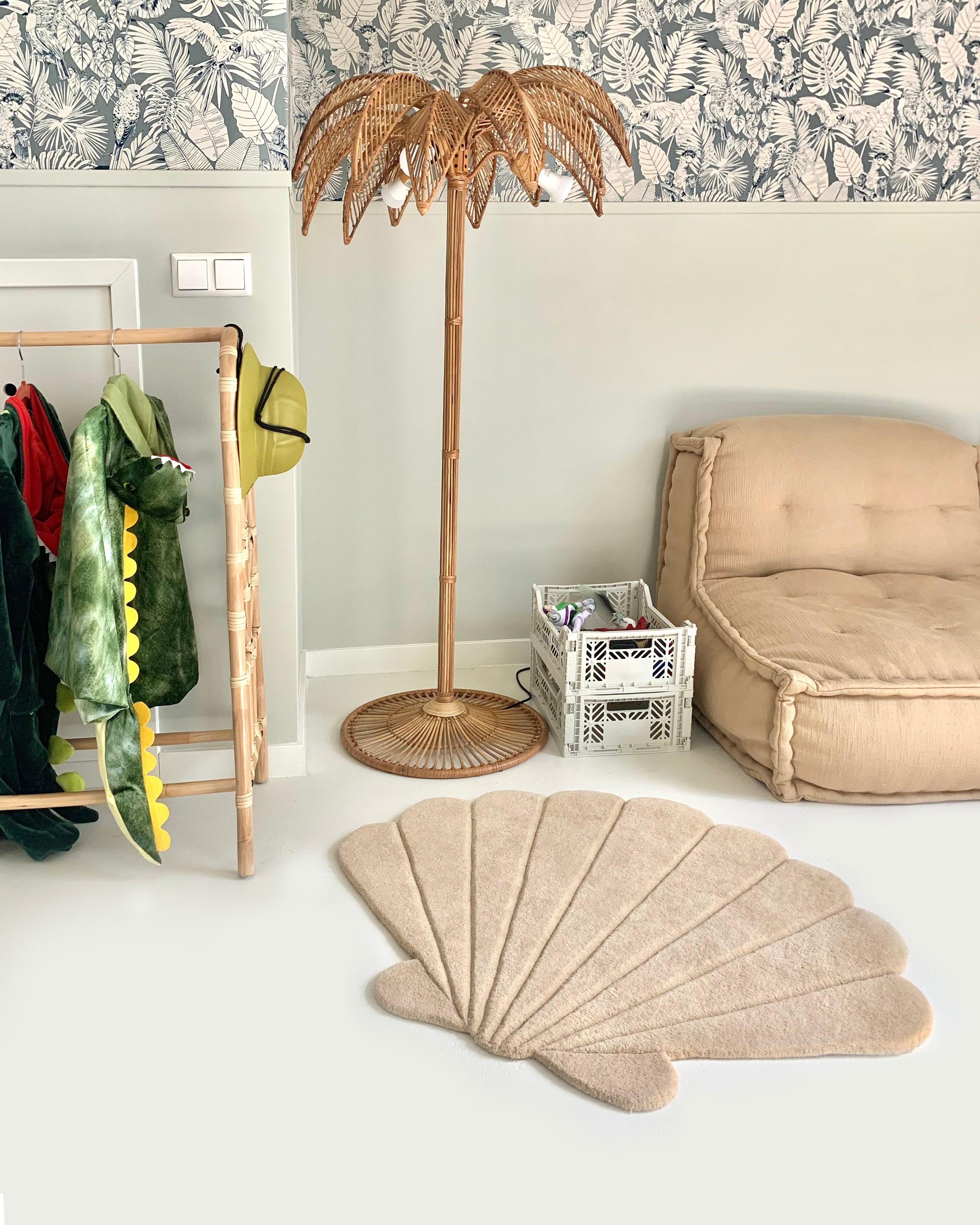 Maison Deux Rug SHELL Sand 3.3 x 2.6 ft | Playroom Avenue