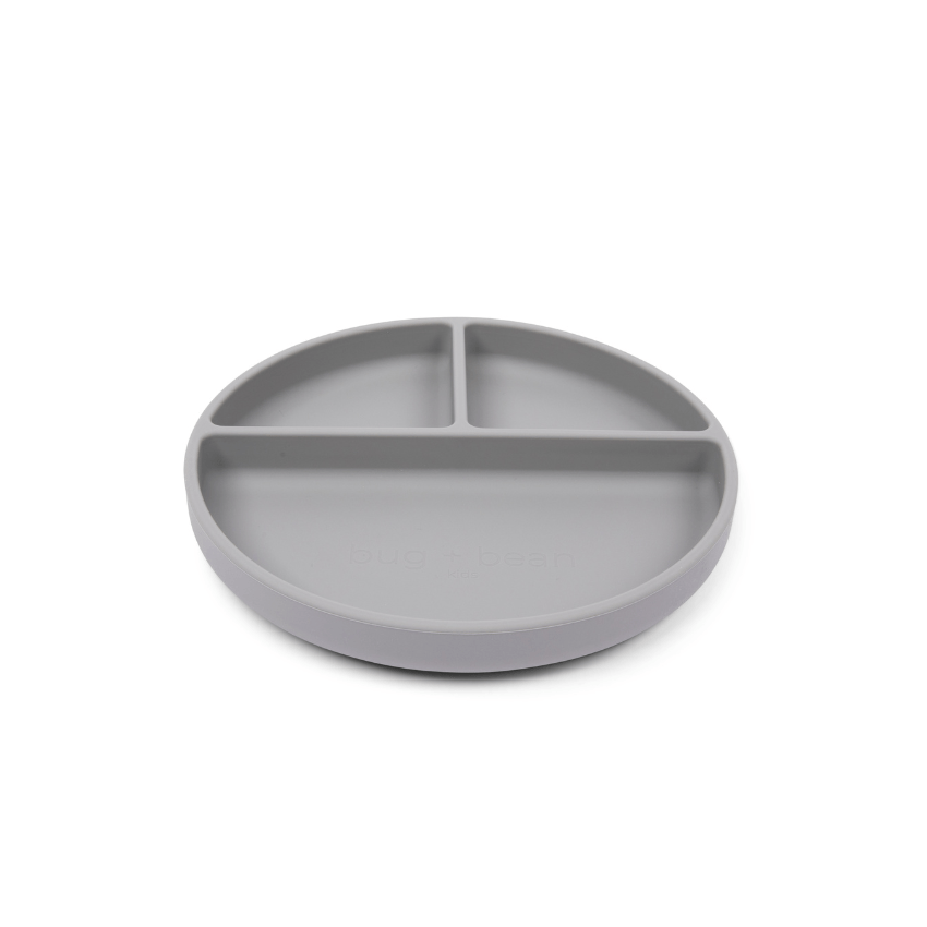bug + bean kids Silicone Suction Plate with Lid | Playroom Avenue