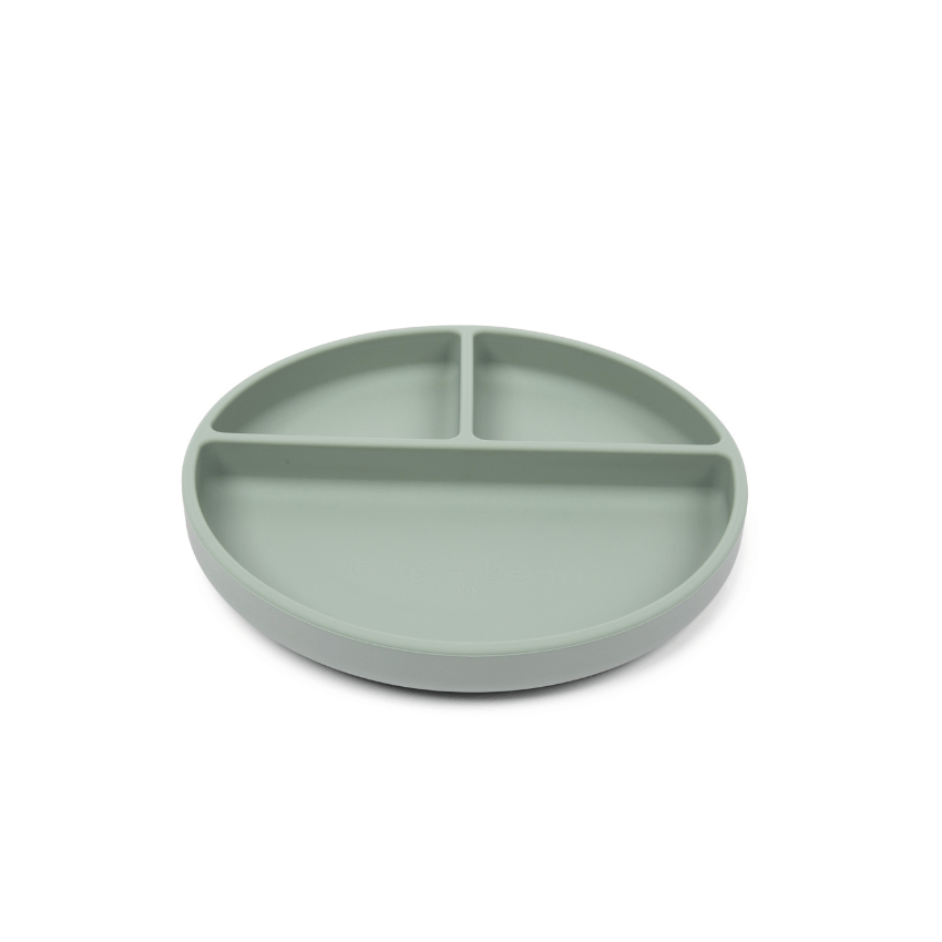 bug + bean kids Silicone Suction Plate with Lid | Playroom Avenue