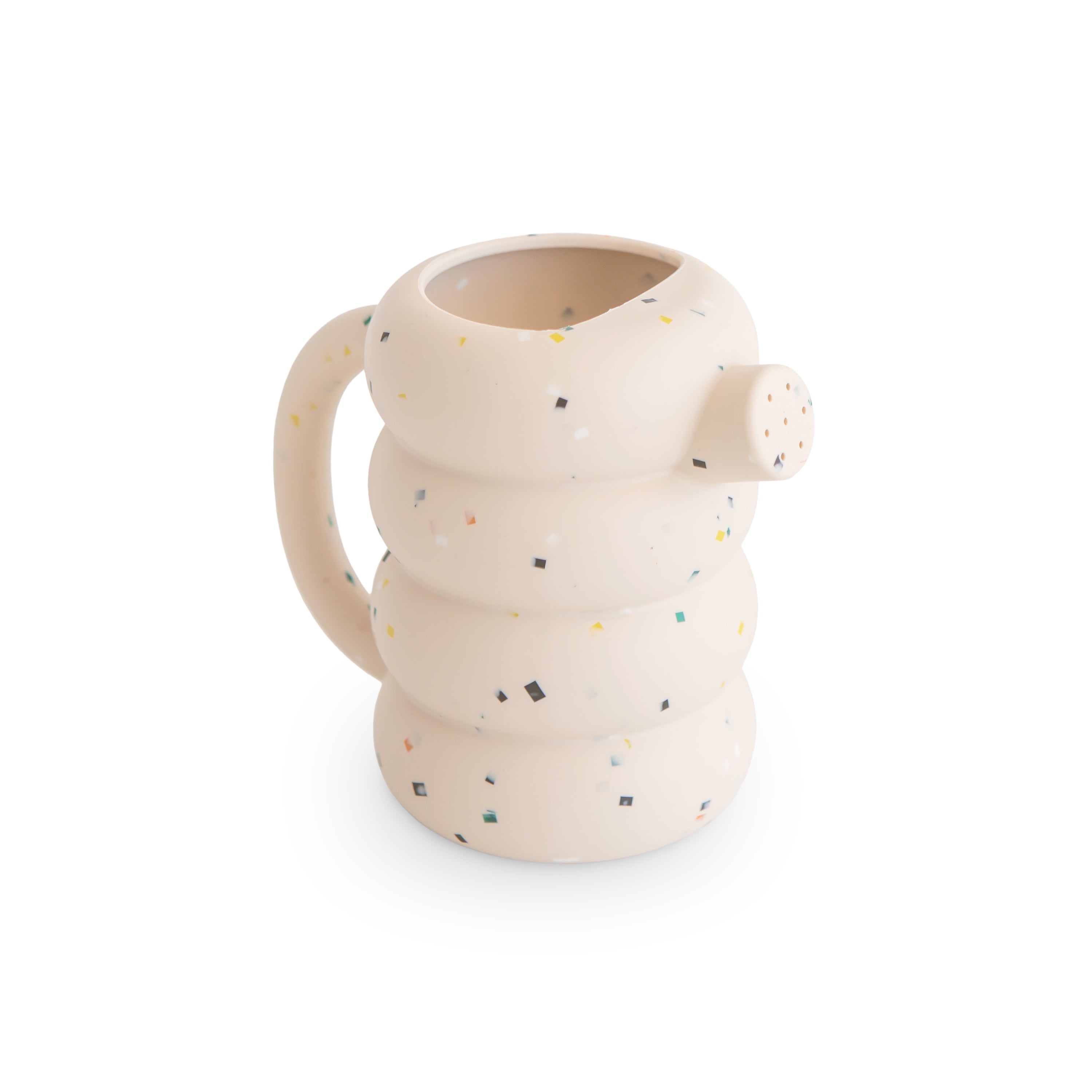 Mushie Silicone Watering Can Vanilla Confetti | Playroom Avenue
