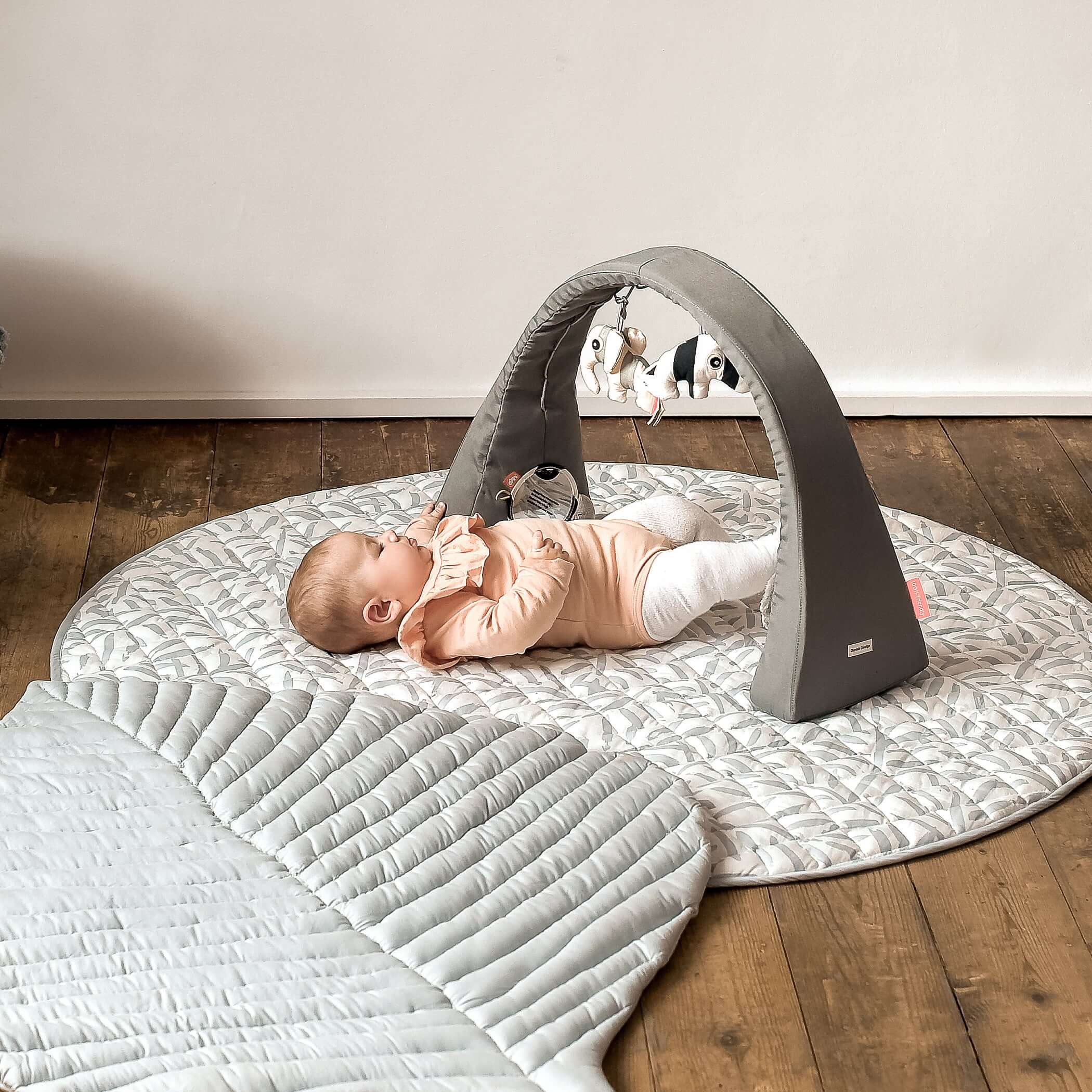 Toddlekind Snuggle Mat | Leaves - Stone | Playroom Avenue