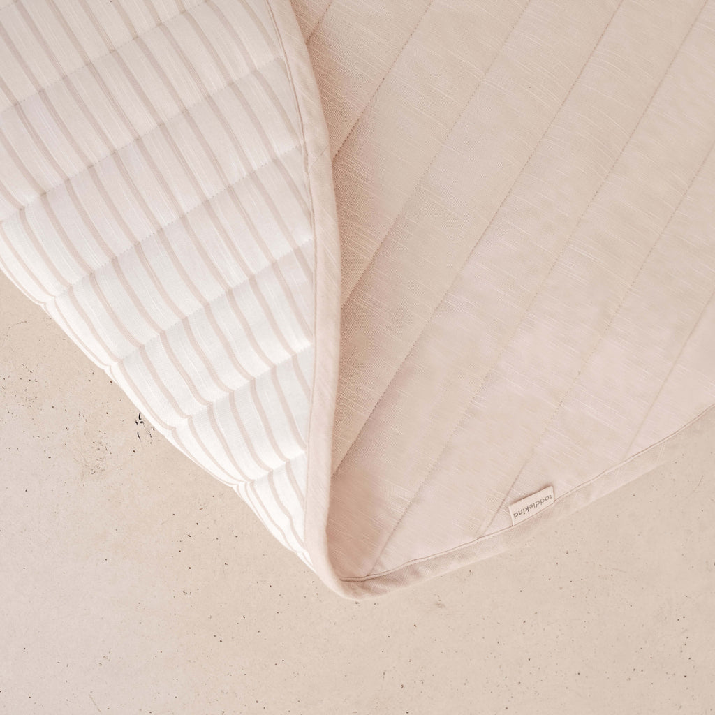 Toddlekind Snuggle Mat | Stripes - Blush | Playroom Avenue