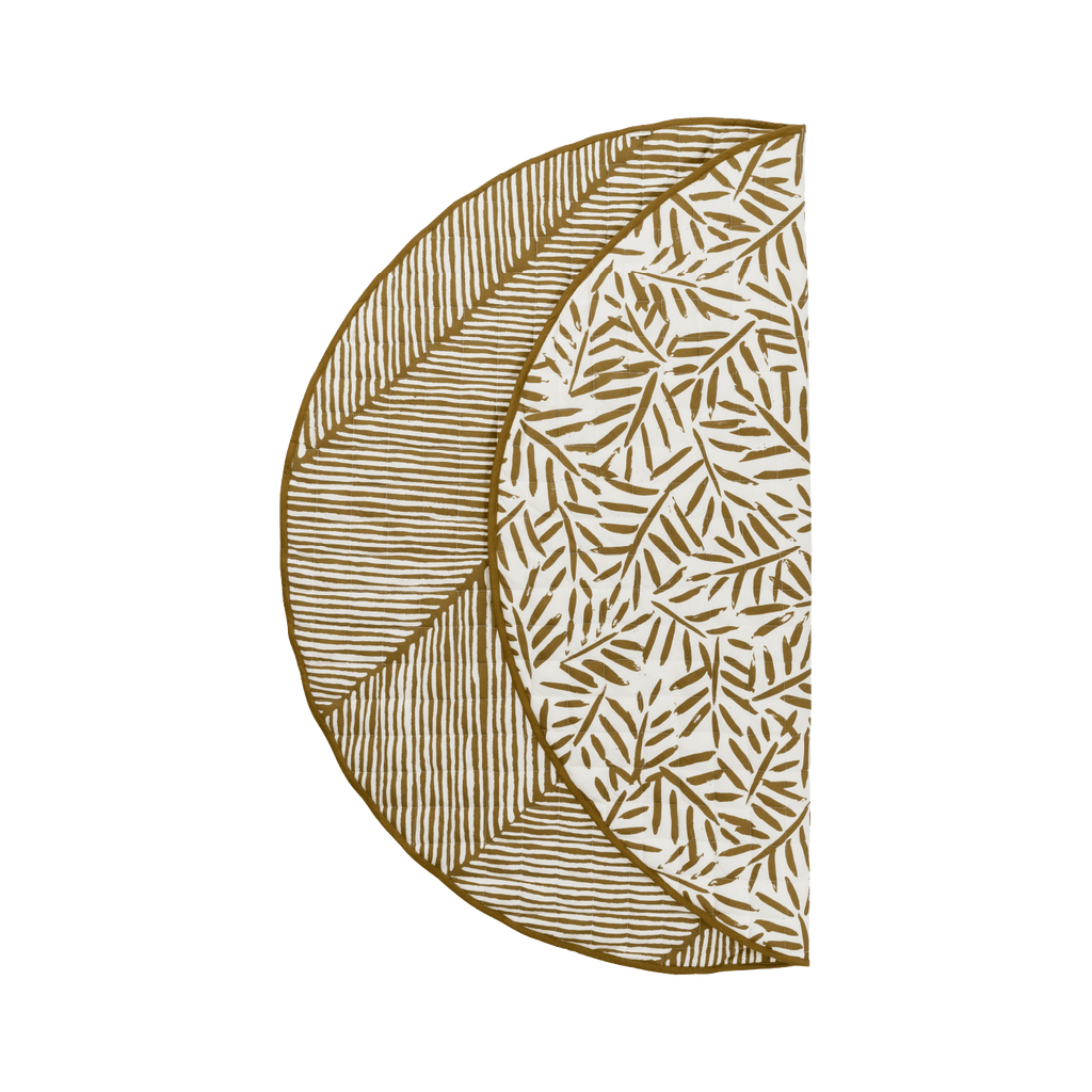 Toddlekind Snuggle Mat | Leaves - Sand Castle | Playroom Avenue