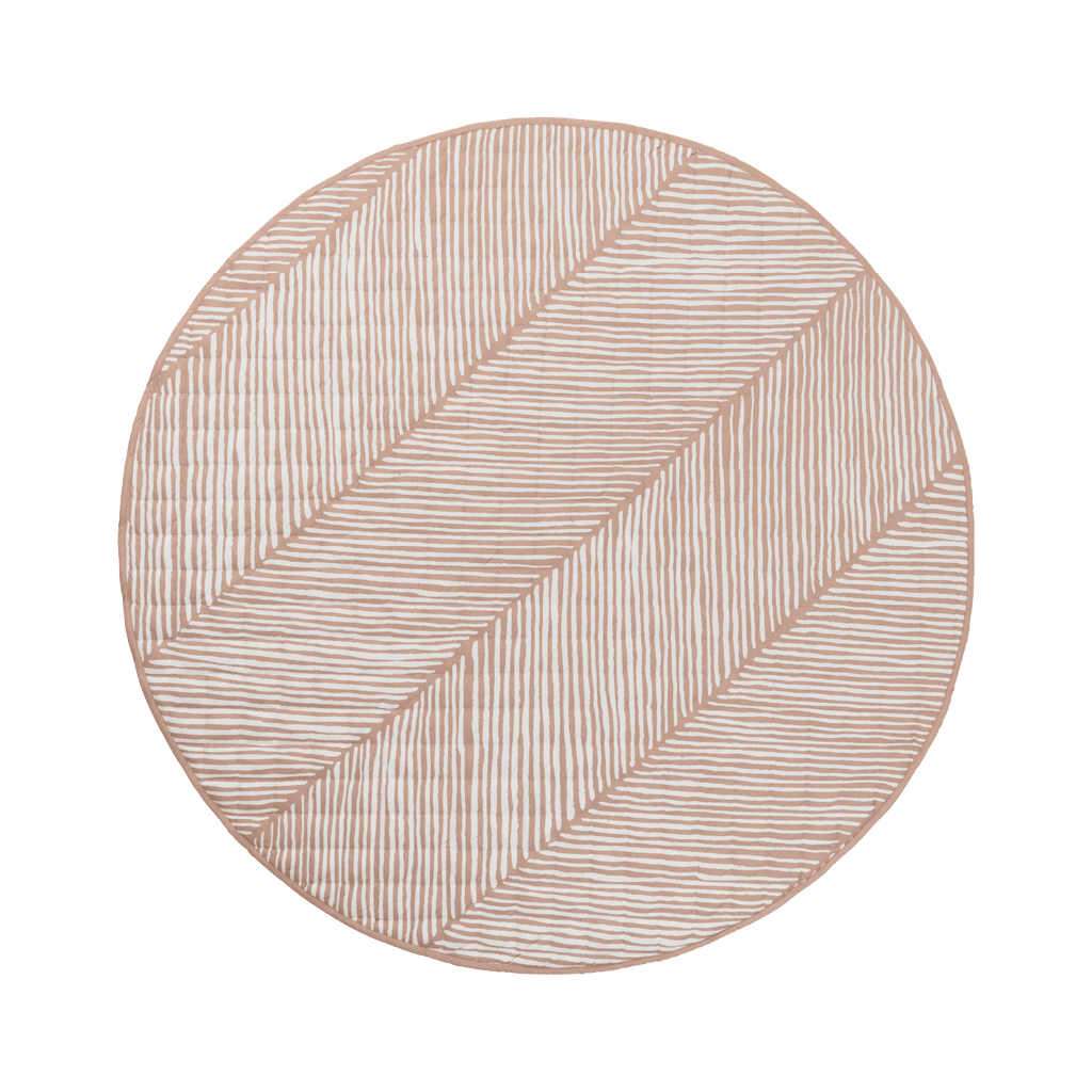 Toddlekind Snuggle Mat | Leaves - Sea Shell | Playroom Avenue