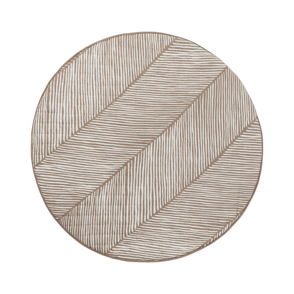 Toddlekind Snuggle Mat | Leaves - Tan | Playroom Avenue