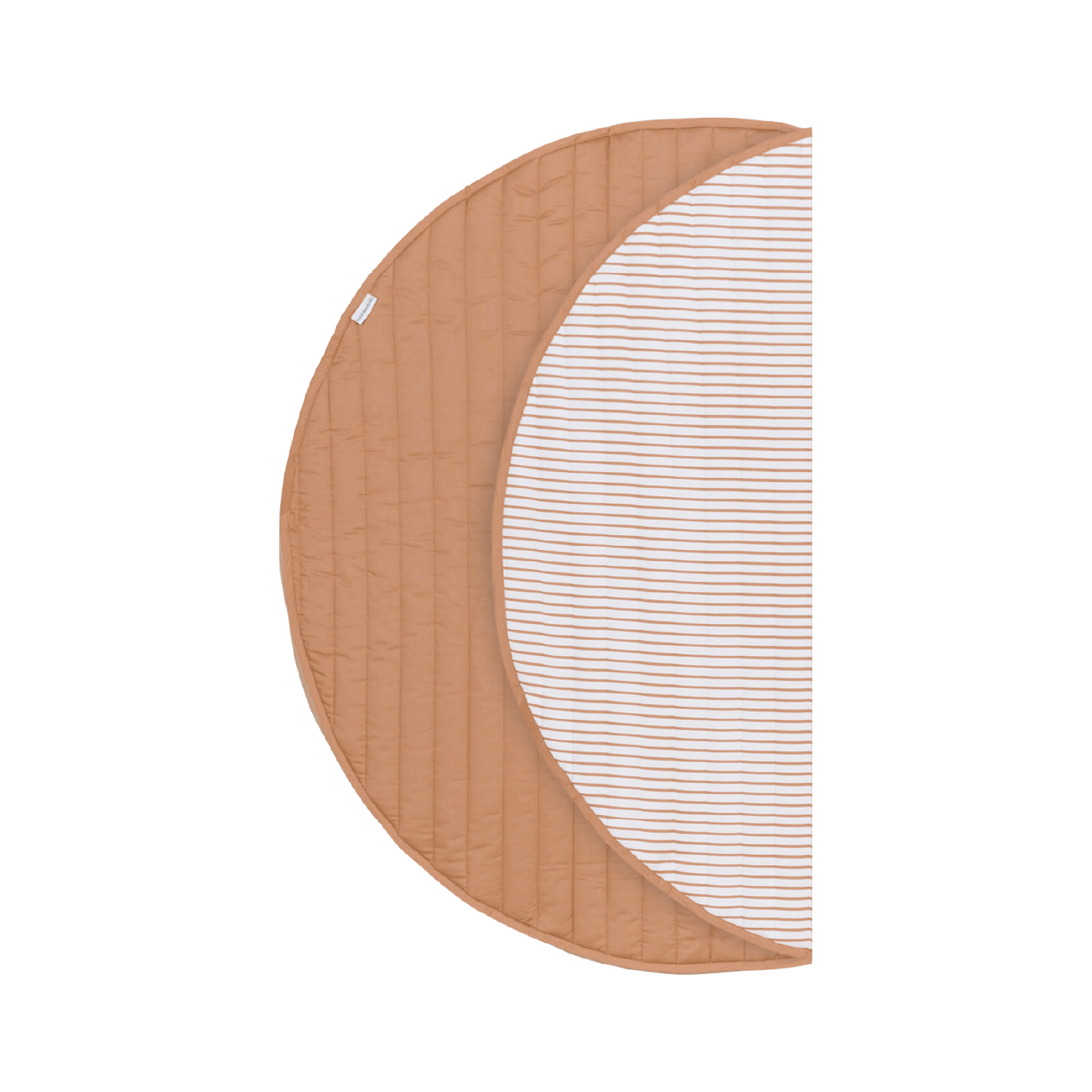 Toddlekind Snuggle Mat | Stripes - Camel | Playroom Avenue