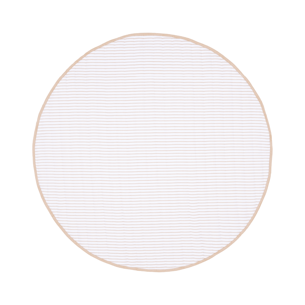 Toddlekind Snuggle Mat | Stripes - Sandstone | Playroom Avenue