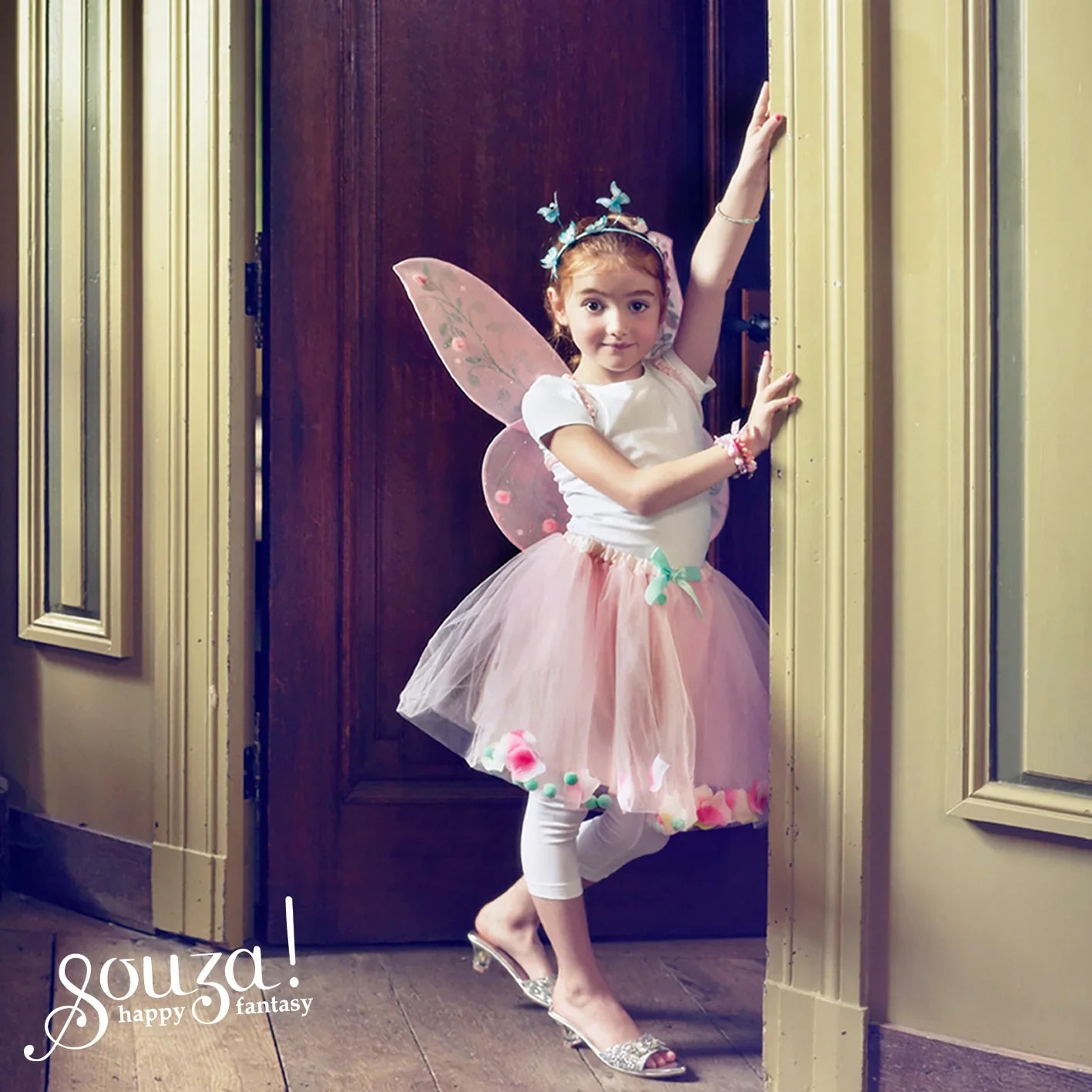 Souza Elody Fairy Costume – Skirt and Wings Set (pink)