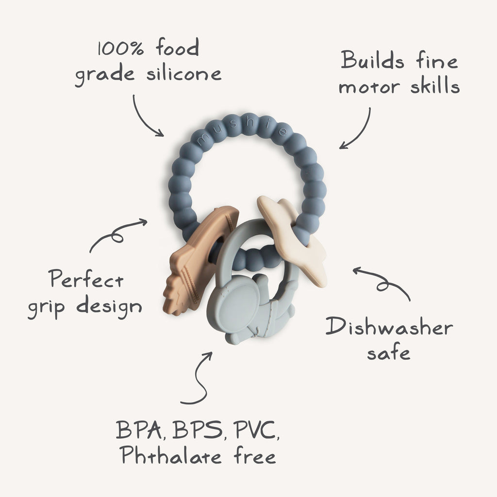 Mushie Teething Ring | Playroom Avenue