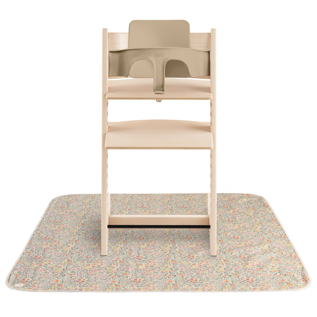 Mushie Splat Mat Pastel Blooms | Playroom Avenue