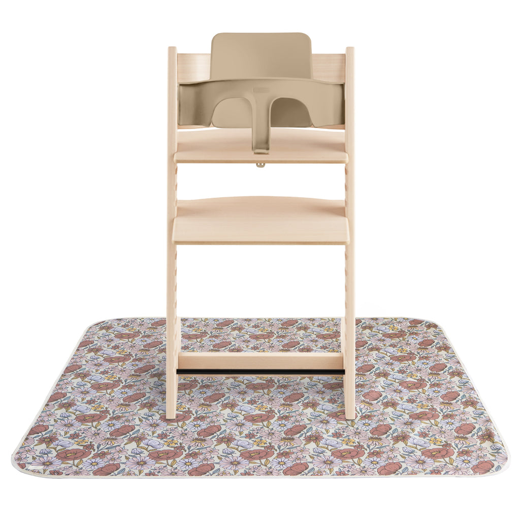 Mushie Splat Mat Retro Flowers | Playroom Avenue
