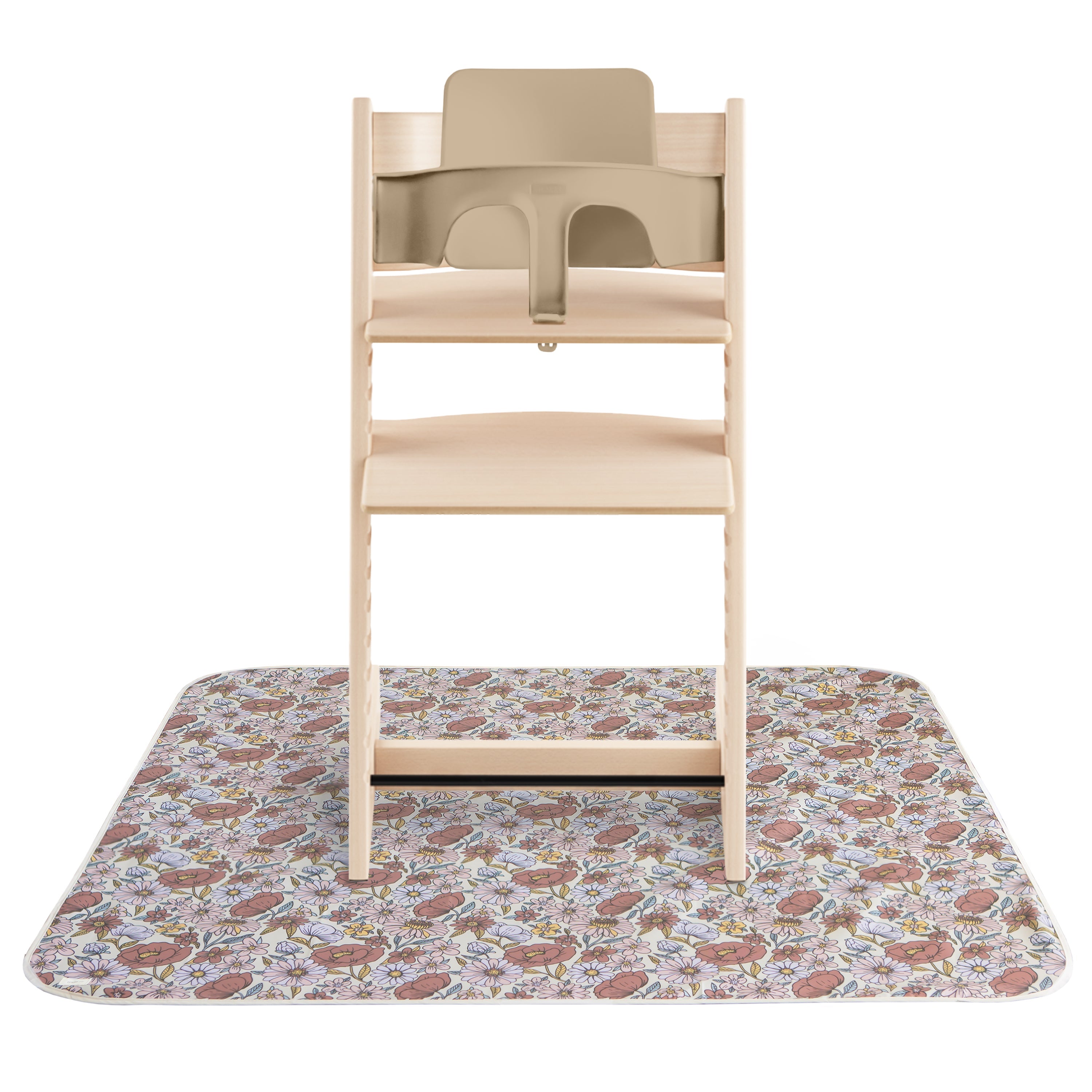 Mushie Splat Mat Retro Flowers | Playroom Avenue