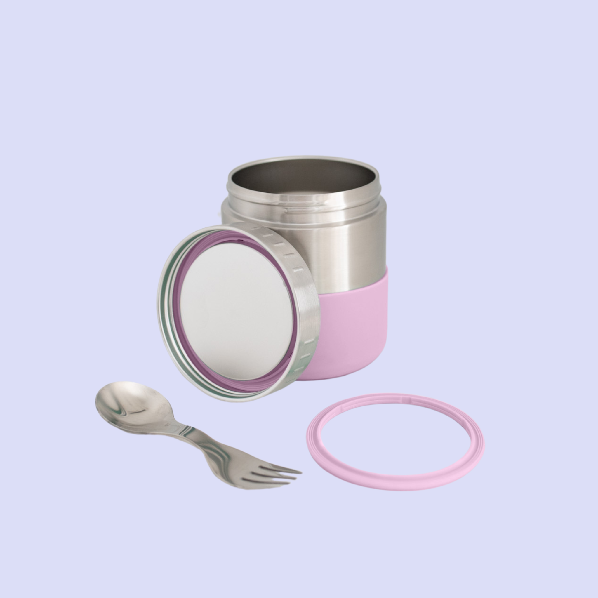 The Good Kiind Replacements: Insulated Food Jar (silicone) LAVENDER | Playroom Avenue