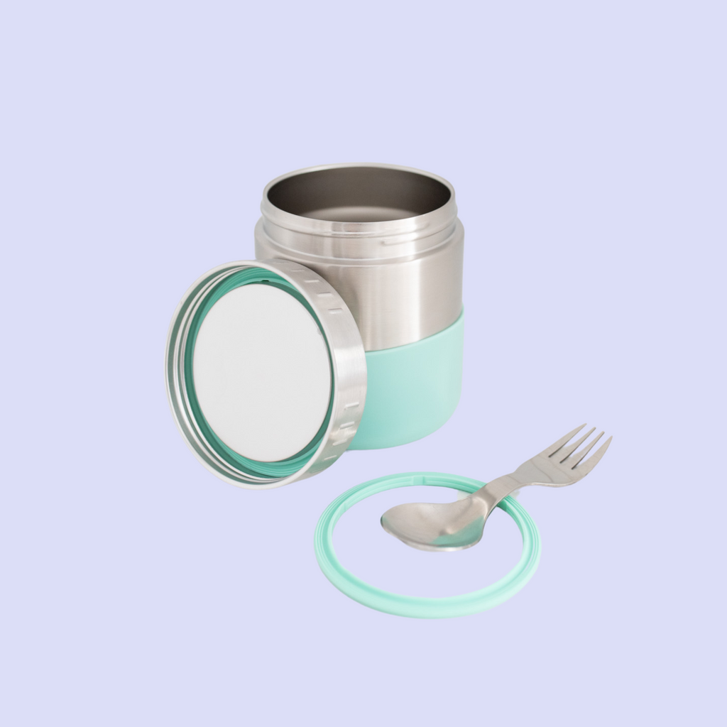 The Good Kiind Replacements: Insulated Food Jar (silicone) MINT | Playroom Avenue