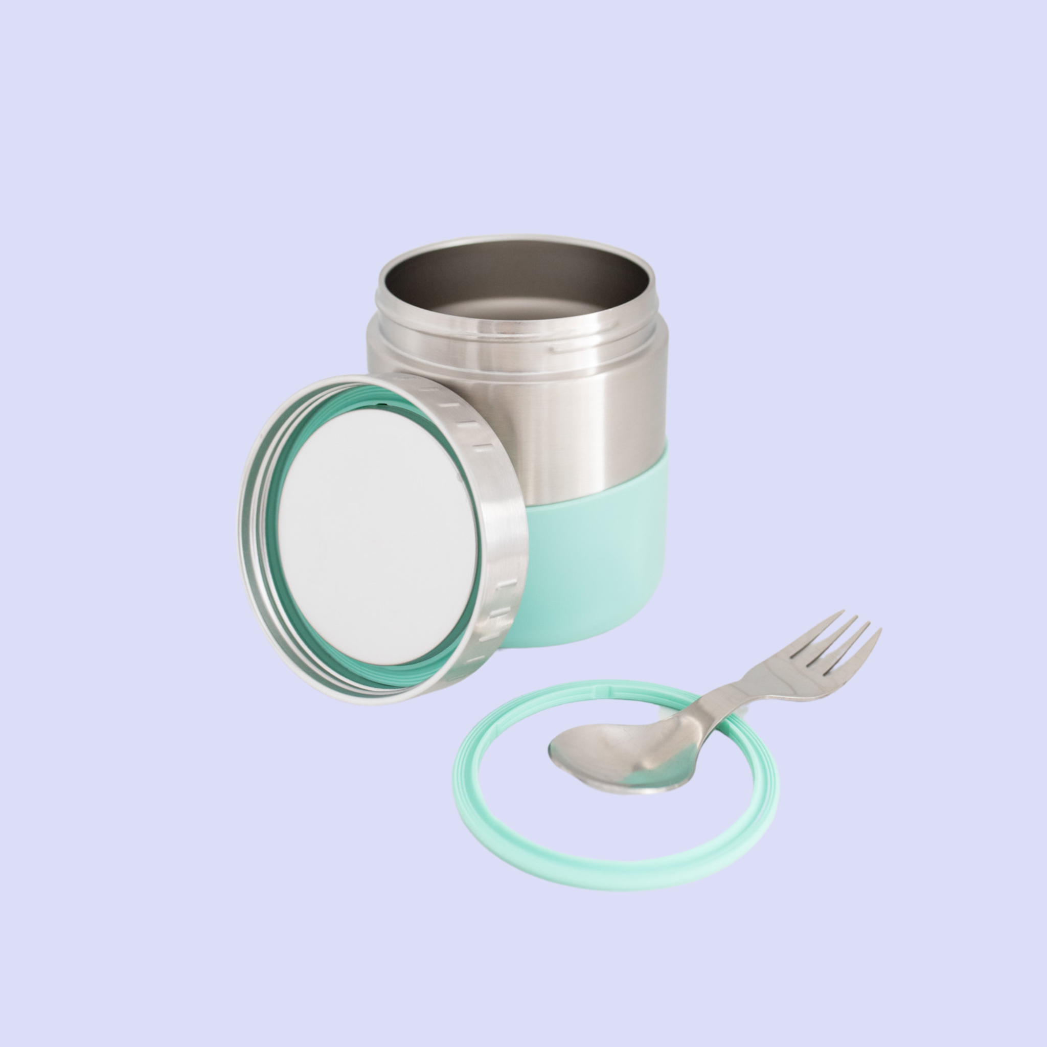 The Good Kiind Insulated Food Jar Mint | Playroom Avenue