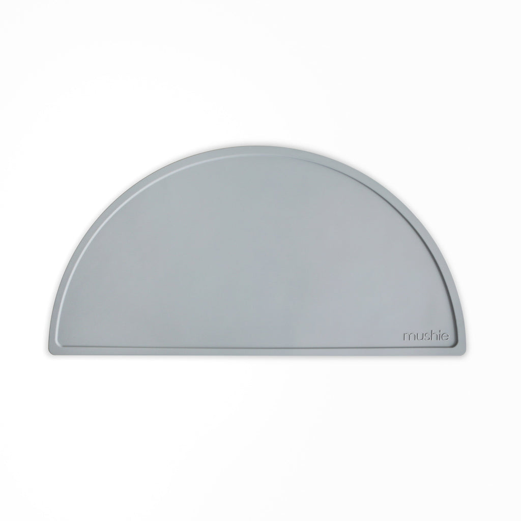 Mushie Silicone Placemat Stone | Playroom Avenue