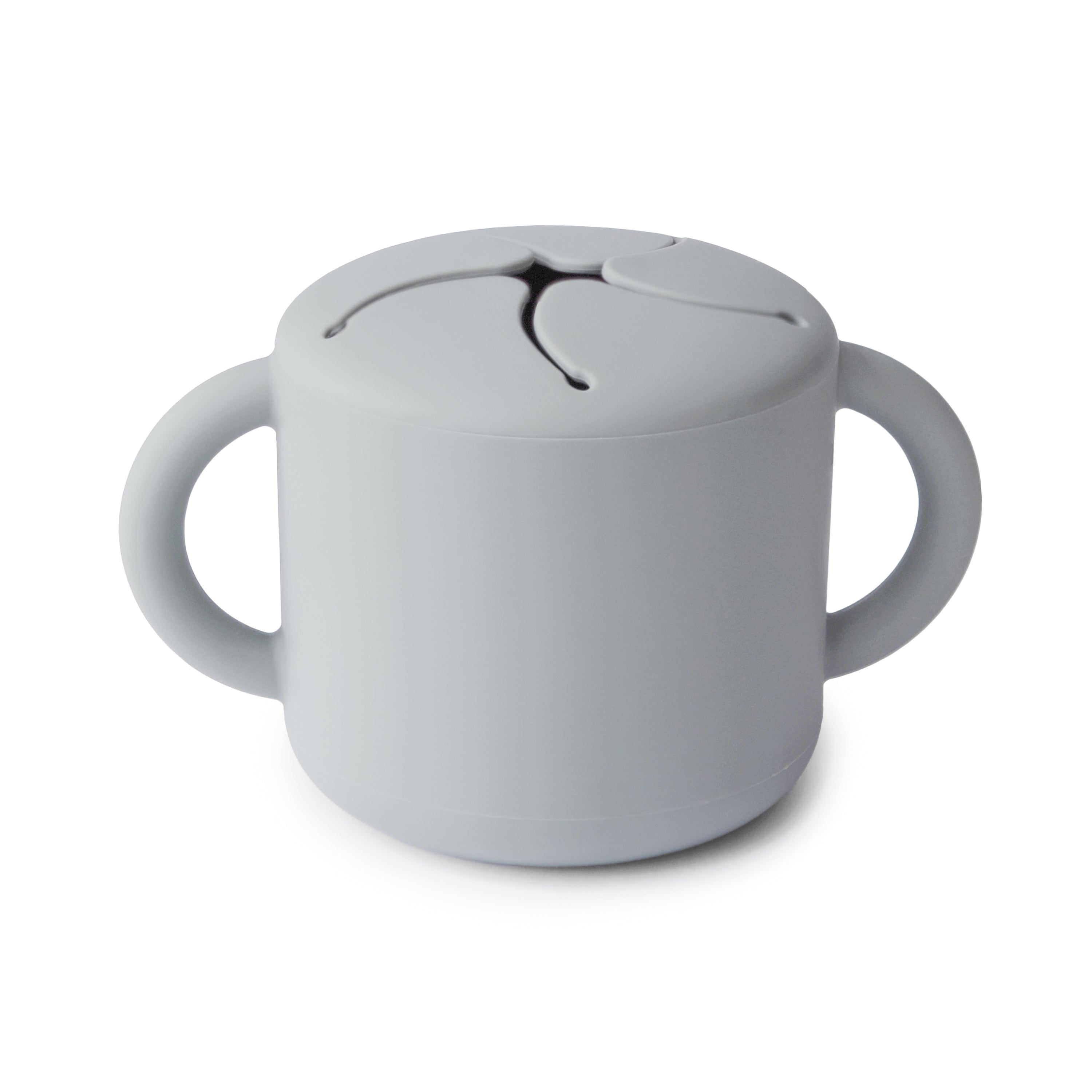 Mushie Snack Cup Stone | Playroom Avenue