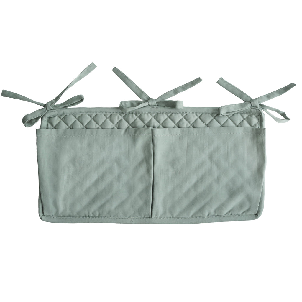 Mushie Storage Pocket Roman Green | Playroom Avenue