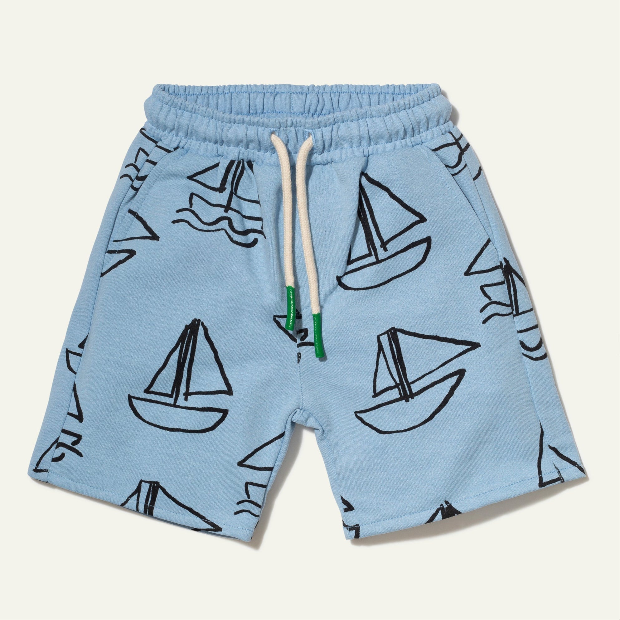 Mon Coeur Recycled Cotton Sailboat Kid Short