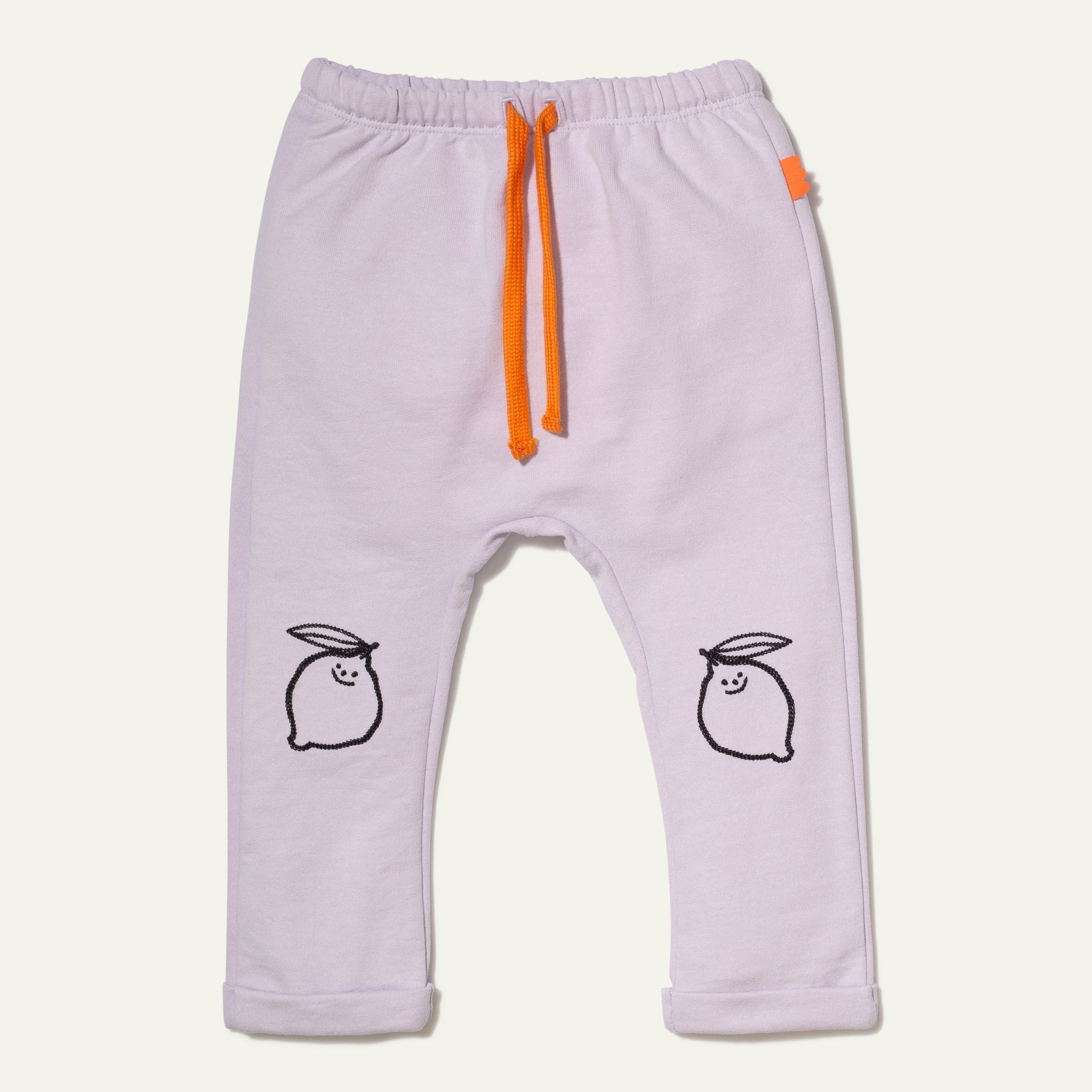 Mon Coeur Recycled Cotton Lemon Baby Joggers | Playroom Avenue