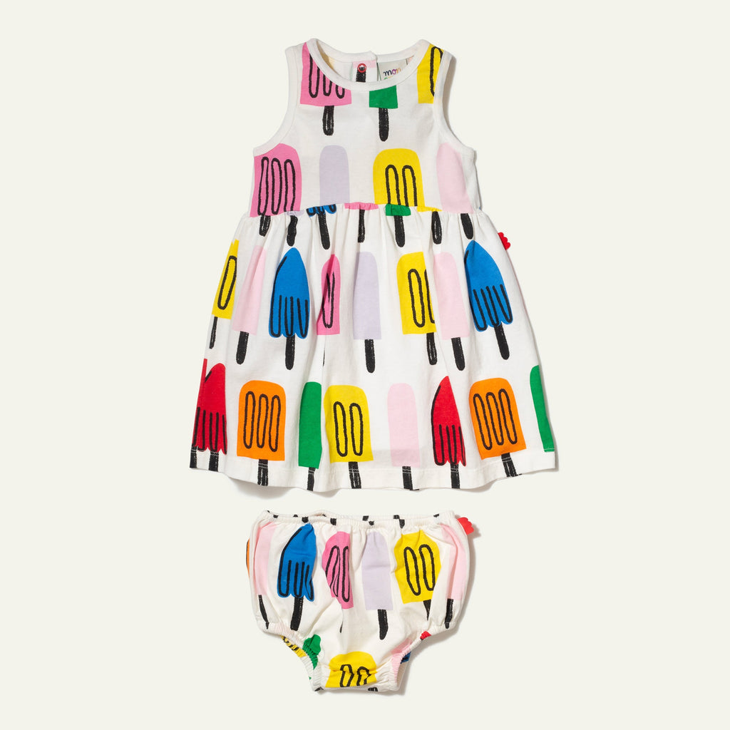 Mon Coeur Recycled Cotton Ice Pop Baby Tank Dress | Playroom Avenue