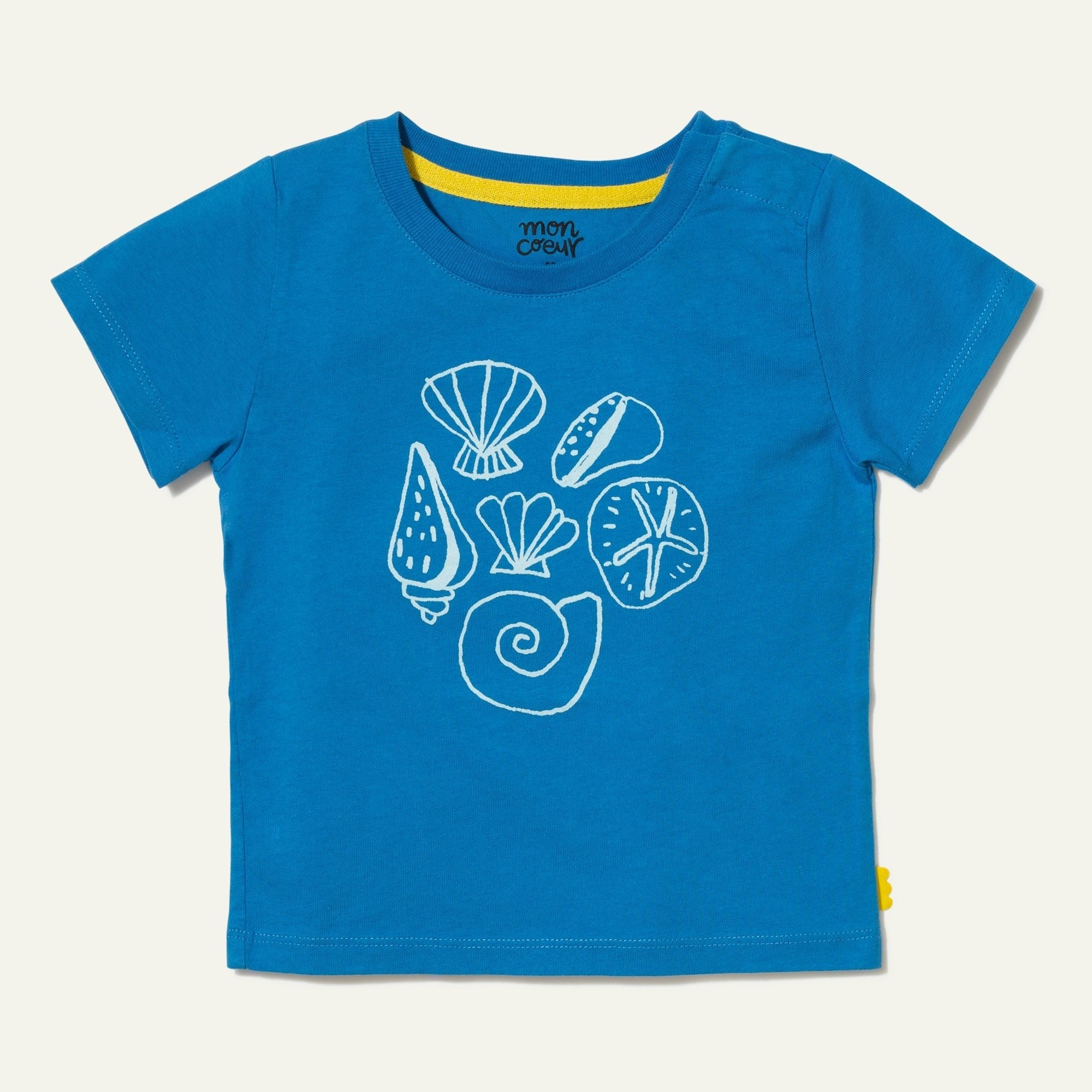 Mon Coeur Recycled Cotton Seashell Baby T-Shirt | Playroom Avenue