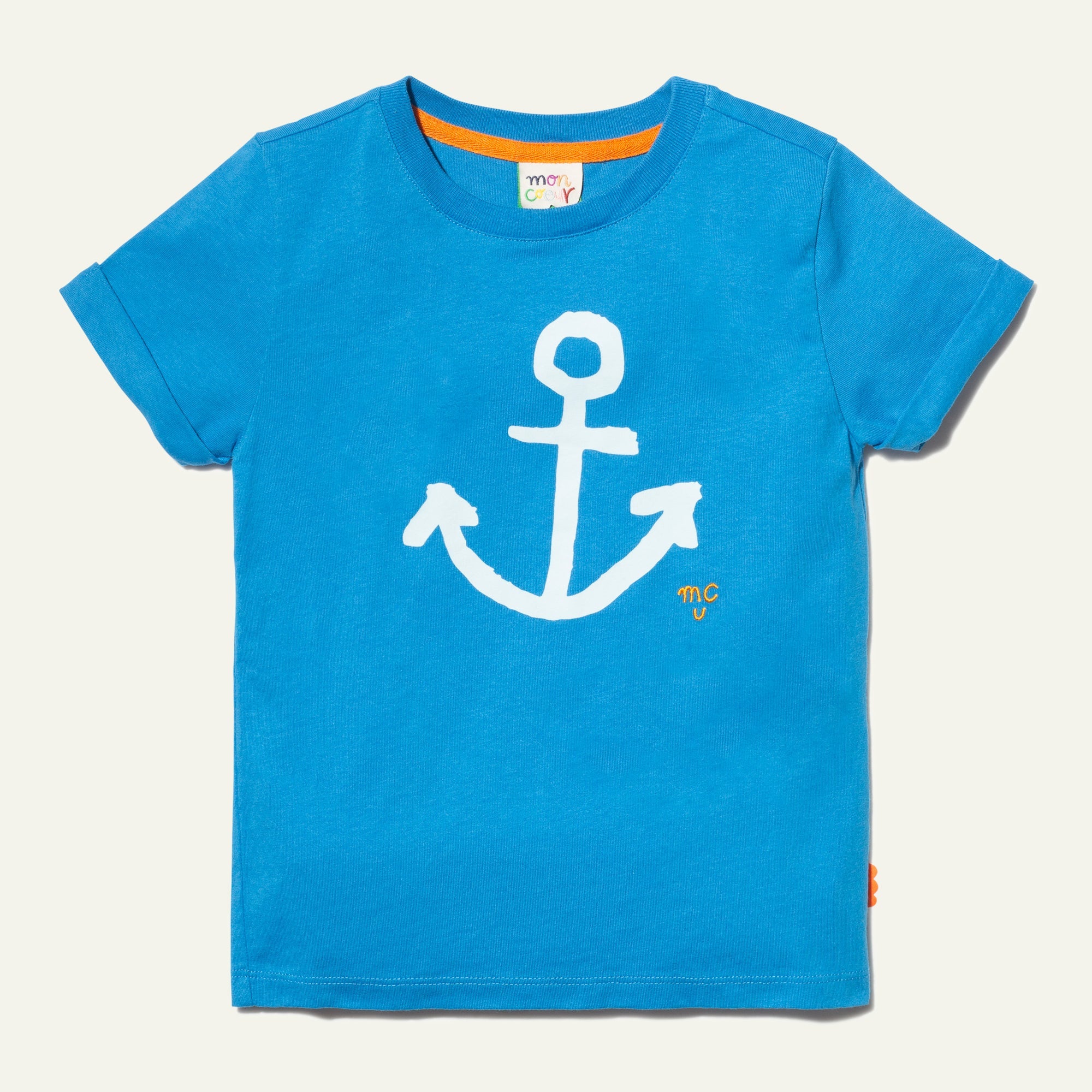 Mon Coeur Recycled Cotton Anchor Kid T-Shirt