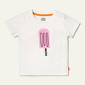 Mon Coeur Recycled Cotton Pink Ice Pop Baby T-Shirt | Playroom Avenue
