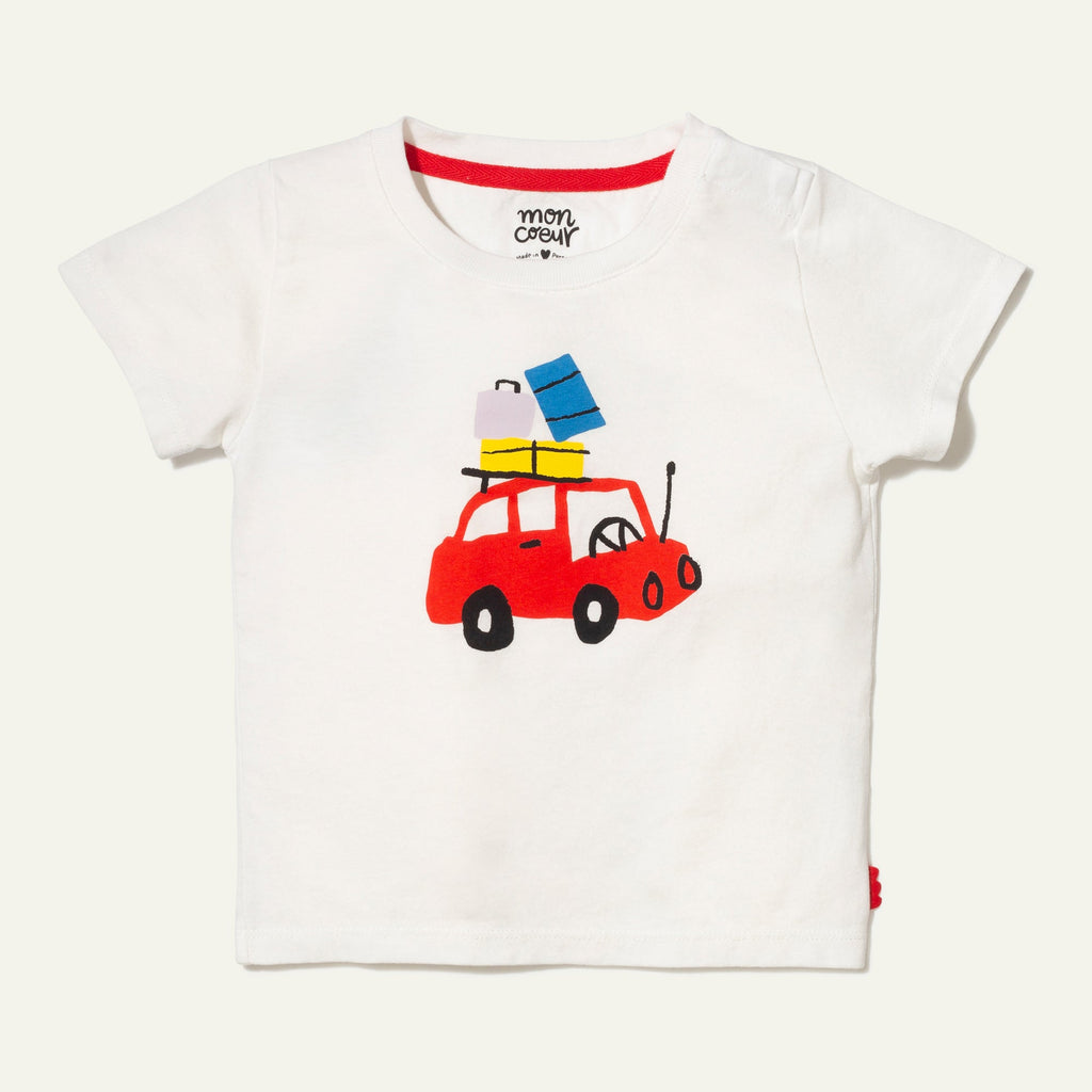 Mon Coeur Recycled Cotton Roadtrip Baby T-Shirt | Playroom Avenue