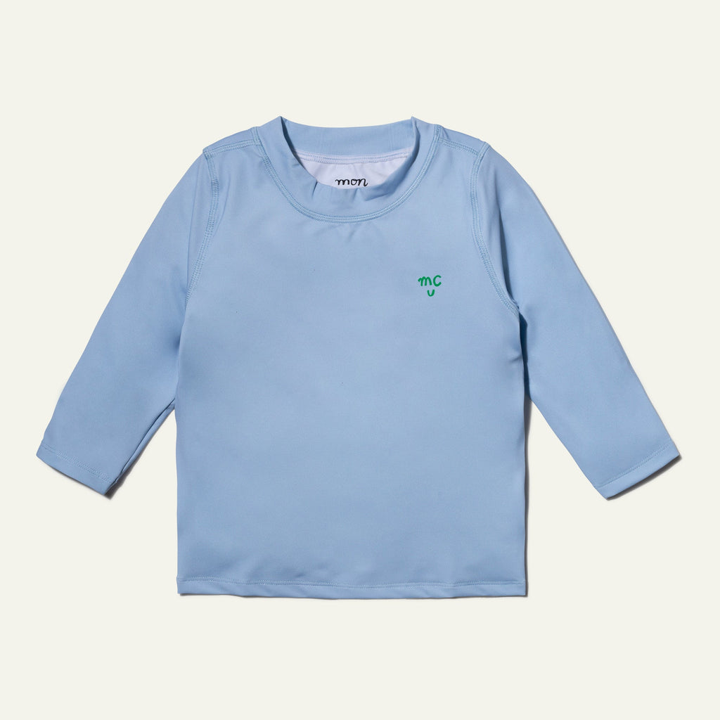Mon Coeur Placid Blue Rashguard | Playroom Avenue