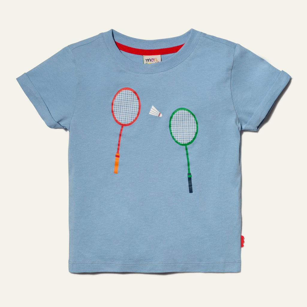 Mon Coeur Recycled Cotton Badminton Kid T-Shirt | Playroom Avenue