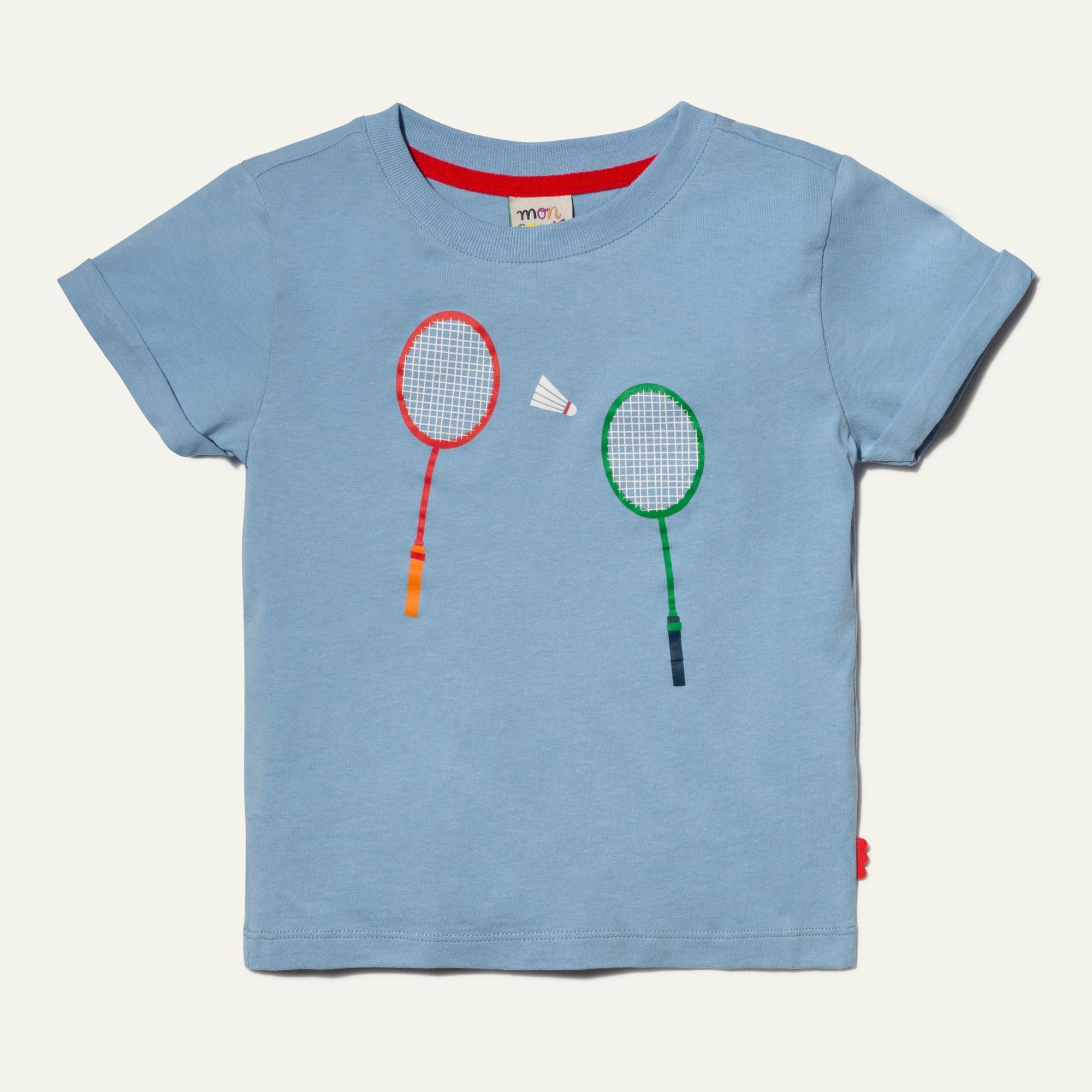Mon Coeur Recycled Cotton Badminton Kid T-Shirt | Playroom Avenue