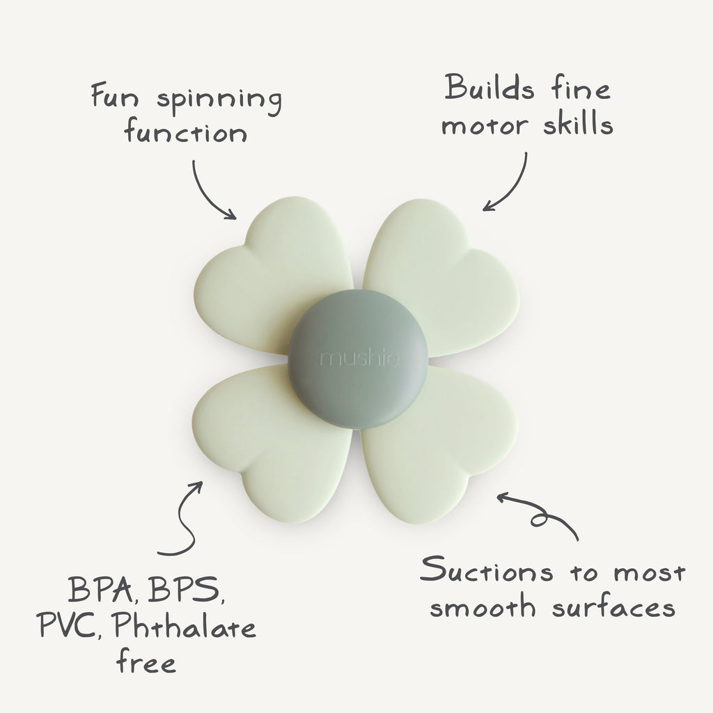 Mushie Suction Spinner Toy | Playroom Avenue