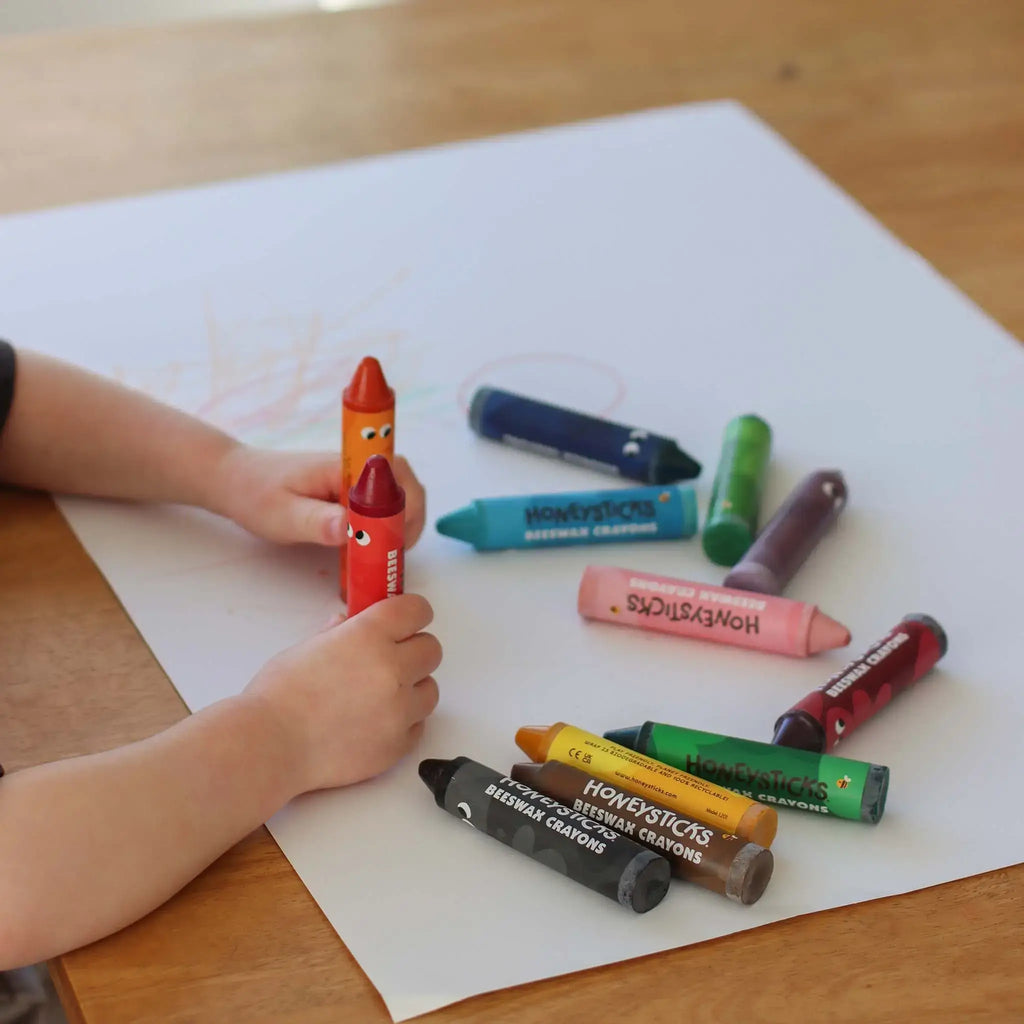 Honeysticks Beeswax Crayons Super Jumbos 7pk | Playroom Avenue