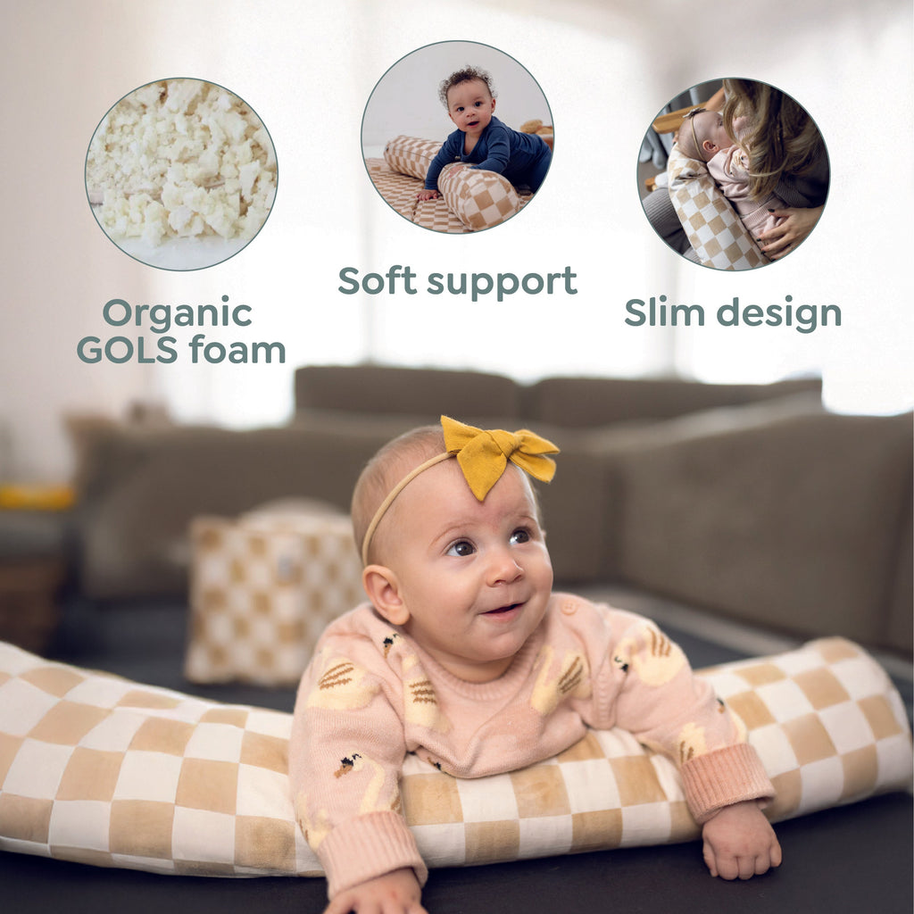 Toki Kids Rainbow Peach Support Pillow | Playroom Avenue